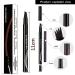 Ziborn Microblade Brow Pen - Waterproof 4-Tip Professional Eyebrow Definer (Brown) - Buy Online on GoSupps.com