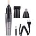 3 in 1 Rechargeable Ear Nose & Eyebrow Hair Trimmer - Professional Electric Facial Hair Remover Waterproof Unisex - Buy Online on GoSupps.com