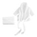 Soimiss baby bathrobe thickens swimming suits made of pure cotton photo clothing. Requisite for newborns (pink suit for 0-1 months) suit for 0-1 months white