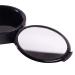 Denture Box Retainer Case with Mirror for Office, Home, Travel - Black - Buy Online on GoSupps.com