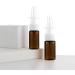 6 Pack 10ml Refillable Glass Nasal Spray Bottles - Travel Cosmetic & Makeup Storage - Brown - Buy Online on GoSupps.com