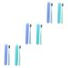 Ipetboom 6 Stk toothbrush set Hand toothbrush bristles toothbrush soft toothbrushes etui ultra-like toothbrushes for adult toothpaste wheat PP-raw material toothbrush box lovers