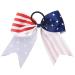 American Flag Cheer Bow for Girls - Red White Blue Patriotic Hair Accessory - Buy Online on GoSupps.com