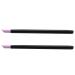 Rheross 2X Black Quartz Scrubs Stone Cuticle Stick Pen Cuticle Nail Art Spoon Cut Nail Manicure Care Tools