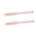 DRESSOOS 2pcs Nose Brush Soft Eyeshadow Brush Professional Makeup Tools Lady Parts Pink Aluminum Tube