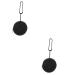 Solustre 2er box box for menstrual cup walls container for menstrual cup bracket for pebbles small change box child blackx2st 1 piece (1 Pack)