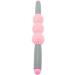 Capormory Fascia Muscle Roller - Pressure Point Massage Roller & Yoga Stick | Hand-Held Body Massager for Back Arms Legs - Pink - Buy Online on GoSupps.com