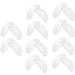 FARUTA 10 Pairs Silicone Eyeglass Nose Pads | Sticky D Shape Adhesive Grips for Spectacles & Sunglasses - Lift & Raiser Pads for Comfort - Buy Online on GoSupps.com