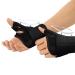 INSTINNCT Wrist Thumb Support Brace Fully Adjustable Thumb Brace for Men and Women Thumb Flexible Splint for Tendonitis and Thumb Pain & Injury Fits Both Right Hand and Left Hand (Pair) Black(Pair) One Size