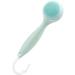 Manual Cleansing Silicone Brush Makeup Remover Blackhead Deep Clean pores Makeup Face Wash Brush Cleanser Beauty Tool -1 Set (Green)