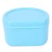 Buy Light Blue Dental Retainer Box | Portable Denture Storage Container for Travel & Home | Jewelry Organizer - Buy Online on GoSupps.com