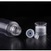 Vasana 3PCs Transparent Double Cap Plastic Bottles - 5oz Travel Cosmetic Vials with Flip Cap - Buy Online on GoSupps.com