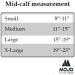 Mojo Compression Socks Men's Small Blue - Medical Grade Graduated Compression - Buy Online on GoSupps.com