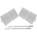 Balacoo 2 Sets Ring Palette Tools - Stainless Steel Makeup Mixing Tray for Foundation & Cosmetic Applications - Buy Online on GoSupps.com