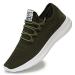 KEEZMZ Men's Running Shoes Fashion Breathable Sneakers Mesh Soft Sole Casual Athletic Lightweight 12 Drak Green