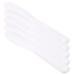 POPETPOP 5Pcs Mask Spoon Mask Scoops Beauty Cosmetics Makeup Facial Spoon Skin Care Spatula Makeup Spatula Eye Cream Silica Gel Wipe Stick Artificial White