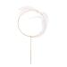 TOYANDONA Cupcake Topper Cake Pick Cake Decoration Party Supplies White Pearl M White
