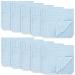 Comfy Cubs Muslin Spitting towels 6 set large 100% cotton hand washcloth 6 layers extra absorbent and soft (pointed 10-pack) Lace Pack of 10