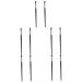 Healeved 10 Pcs Eyebrow Brush Fine Angled Eyeliner Brush Makeup Tool Concealer Brush Makeup Supplies Wood