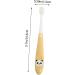 Frcolor Panda Toothbrush for Children - Silicone Manual Toothbrush with Contoured Bristles - Travel-Friendly Kids Oral Care - 1 Pack Yellow - Buy Online on GoSupps.com