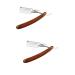 Magiclulu 2st hand razor Sustainable razor razor apparatus Razor razor men's razor Razor metal Safe razor men razor manual straight blade beard man bamboo