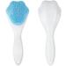 SHANPIN Handheld Silicone Face Scrubber Exfoliator - Soft Facial Cleansing Brush & Blackhead Remover (2 Pcs) - Waterproof Skincare Tool - Buy Online on GoSupps.com