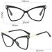 Buy Fuqinqingoz Oversized Blue Light Blocking Reading Glasses - Glare-Free +300 Gray Computer Readers - Buy Online on GoSupps.com