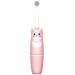 Electric Toothbrushes Cute Cat Kids Toothbrushes USB Rechargeable Teeth Cleaning Brush Oral Dental Tooth Brush Kids Electric Toothbrushes Rechargeable for Children Home Travel Pink