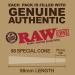 RAW Cones 98 Special 50 Pack - Slow Burning Pre Rolled Cones with Tips, All Natural RAWthentic, Holds 1 Gram - Green Blazer Tube Included - Buy Online on GoSupps.com