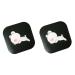 Healeved 2pcs Container For Lenses Holder For Lens Case Lens Case Portable Lens Case Rabbit Colored Contact Lenses