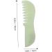 Orfofe 2-in-1 Jade Kamm Head Massager & Gua Sha Tool - Portable Jade Massage Device for Deep Relaxation & Body Care - Buy Online on GoSupps.com
