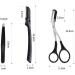 Buy WOIWO 3-Piece Cosmetic Tools Set for Eyebrow Shaping - Stainless Steel Scissors Comb & Clip - Ideal Eyebrow Grooming Kit for Perfect Brows - Buy Online on GoSupps.com