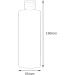 Zeoabsy 500ml Transparent PET Plastic Bottles - 4 Pack with Black Hinged Lid for Oils & Cosmetics - Travel-Friendly Portable Containers - Buy Online on GoSupps.com