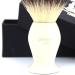 Premium Silver Tip Badger Hair Shaving Brush - Ivory Base & Gift Box | International Shipping Available - Buy Online on GoSupps.com