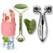 Buy Ice Roller & Gua Sha Jade Roller Set - Facial Massager Combo for Smoother Skin | Reusable Face & Body Roller for Women & Men - Buy Online on GoSupps.com