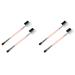 FRCOLOR 2 Sets Professional Cosmetics Brush Eye Shadow Brush Brow Brush Eyebrow Comb Brush Eye Cosmetics Eyebrow Spoolie Concealer Tools Double Sided 15x2.5cmx2pcs Pinkx2pcs