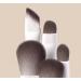 Makeup Brushes by Lady of Eshgh | 8pc Full Face Set with Travel Bag | Professional Cruelty-Free & Natural Hair-Like Bristles | Porcelain White Finish - Buy Online on GoSupps.com