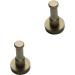 Alipis 2pcs Heavy Duty Clothes Mount Clothing Rack Metal Wall Hanger Coat Hanger Backpack Owen mediumx2pcs As Shownx2pcs - Buy Online on GoSupps.com