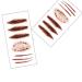 Halloween Zombie Scars Tattoos 10pcs Fake Scar Bloody Makeup Stickers for Costume Decoration - Buy Online on GoSupps.com