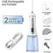 KouRy Water Flosser - Portable 300ml Dental Oral Irrigator | IPX7 Waterproof Multifunctional & Travel-Friendly with Detachable Tank - White - Buy Online on GoSupps.com