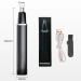 Nose Hair Trimmer for Men - USB Rechargeable Waterproof Dual-Edge Blades 56000 RPM 100 Minutes Cordless Use - Buy Online on GoSupps.com