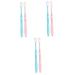 CLISPEED 6 Pcs Nano Ultrafine Soft Toothbrush Adult Japan Pregnant Woman