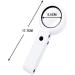 Handheld Bracket Magnifier USB Plug-in 6 LED Lights 7 Times Reading Magnifier Made in China - Buy Online on GoSupps.com