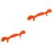Healeeved 2st orthos smile coach chin training device smiling maker tool for forming the smile of jaws breathing muscle trainer Face trainer Face trainer Spanner Kieselgel skin lift orangex2st 11.5x2.5cmx2Pcs