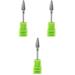 POPETPOP 3pcs Nail Polisher Nail Bits Nail Drill Tips Nail Drill Bits Nail Grinding Heads Manicure Drill Heads Manicure Tools Drill Bits for Nails Russia Tungsten Steel Alloy Metal 7x1.3cmx3pcs As Shown 3x3pcs
