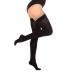 RIEMTEX PREMIUM compression stockings class 2 CCL2 23-32 mmHg with closed toe thigh highs women men black size 3