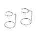 POPETPOP 2pcs Toothbrush Holder Oil Cup Man Storage Rack Stainless Steel