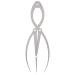 Golden Mean Calipers Golden Ratio Calipers Stainless Steel Eyebrow Ruler Golden Measure Tool for Makeup Golden Mean Calipers