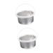 Lurrose 2st Small Wax Pot Thehome Mouse Hair Removal Wax Wax warmers For hair removal pot warmer from wax tools Melting wax shell made of aluminum wax container on the aircraft