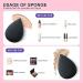 Beauty Makeup Sponge Set of 5 - Non Latex Soft Multi-colored Blending Sponges for Cream Powder & Liquid Foundation - Buy Online on GoSupps.com